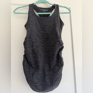 Beyond the Bump / Beyond Yoga Heather Gray Maternity Tank Size Small